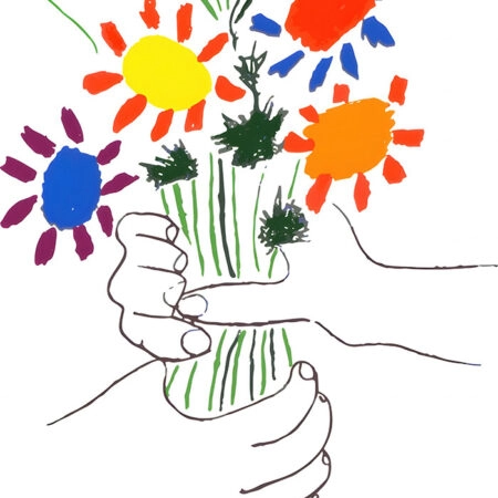 Πινακας σε καμβά PICASSO - BOUQUET OF PEACE - Pablo Picasso Sticky 8