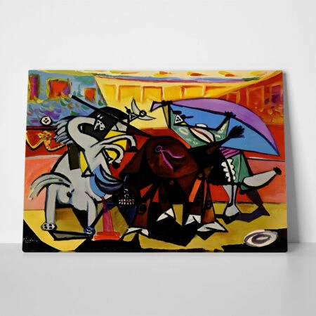Πινακας σε καμβά PICASSO - BULLFIGHT 3