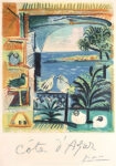 Πινακας σε καμβά PICASSO - COTE D'AZUR
