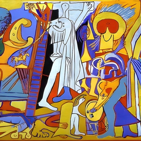 Πινακας σε καμβά PICASSO - CRYCIFIXION - Pablo Picasso Sticky 5