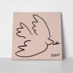 Πίνακας σε καμβά PICASSO - DOVE OF PEACE