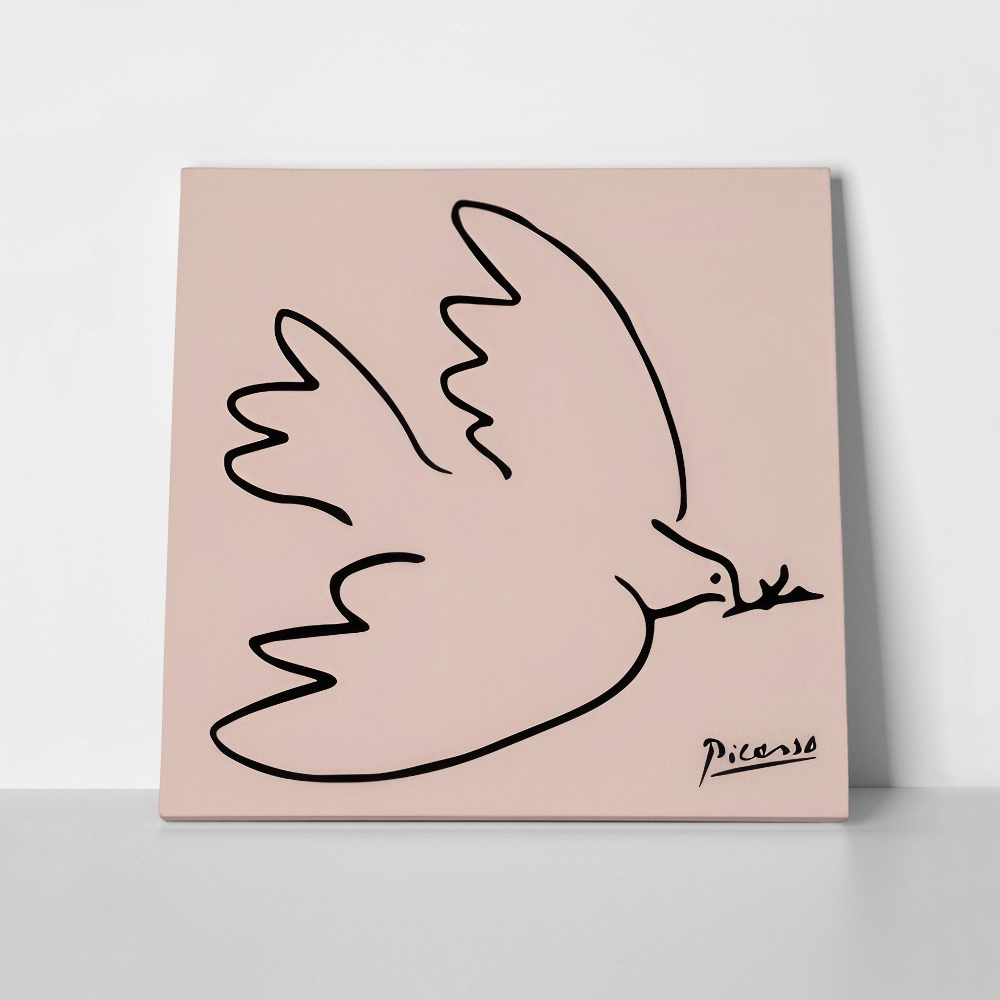Πίνακας σε καμβά PICASSO - DOVE OF PEACE