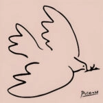 Πίνακας σε καμβά PICASSO - DOVE OF PEACE
