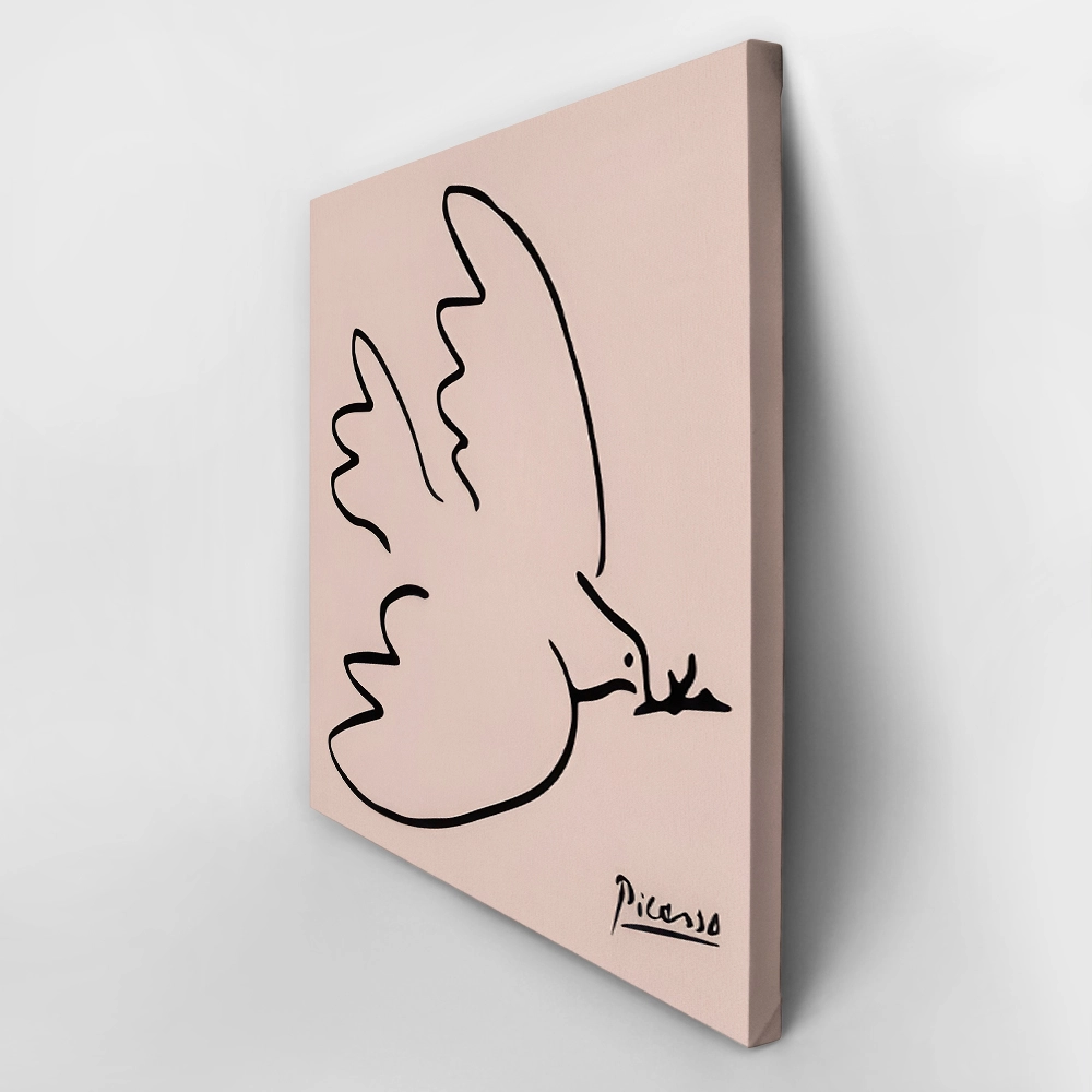 Πίνακας σε καμβά PICASSO - DOVE OF PEACE