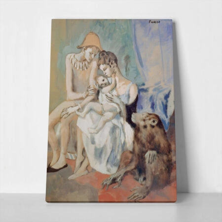 Πινακας σε καμβά PICASSO - FAMILY OF ACROBATS