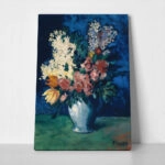 Πινακας σε καμβά PICASSO - FLOWERS IN A VASE