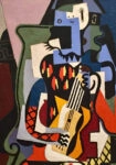 Πινακας σε καμβά PICASSO - HARLEQUIN MUSICIAN