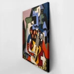 Πινακας σε καμβά PICASSO - HARLEQUIN MUSICIAN