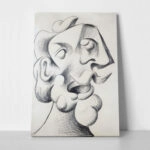 Πινακας σε καμβά PICASSO - HEAD OF A MAN