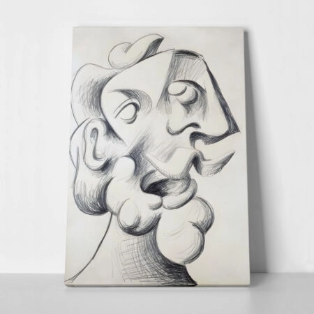 Πινακας σε καμβά PICASSO - HEAD OF A MAN - Pablo Picasso