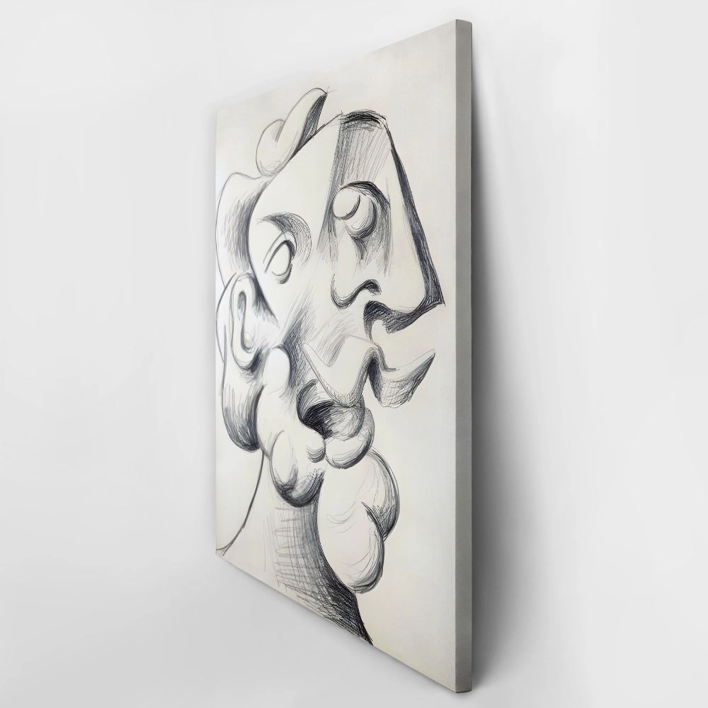 Πινακας σε καμβά PICASSO - HEAD OF A MAN