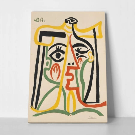 Πινακας σε καμβά PICASSO - HEAD OF A WOMAN