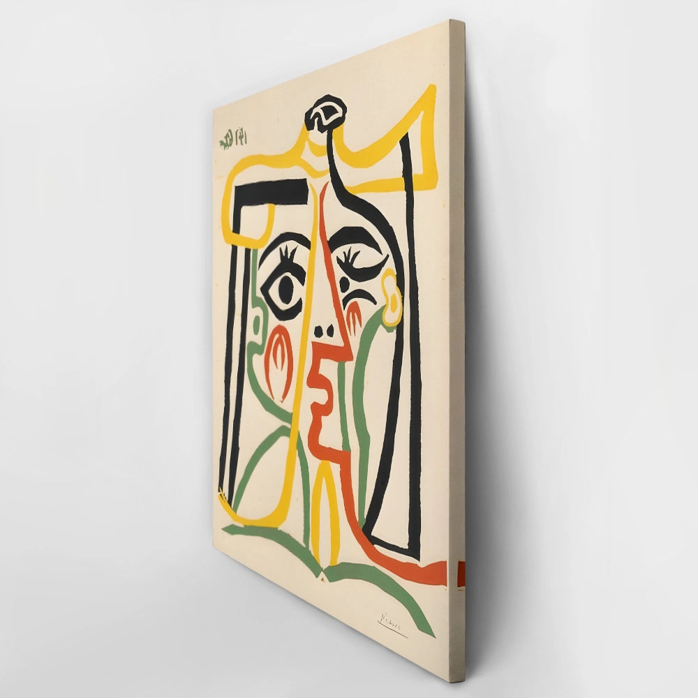 Πινακας σε καμβά PICASSO - HEAD OF A WOMAN