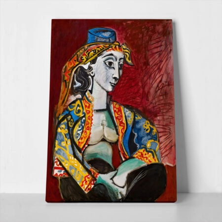 Πινακας σε καμβά PICASSO - JACQUELINE IN TURKISH COSTUME - Pablo Picasso