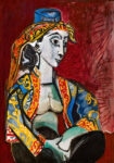 Πινακας σε καμβά PICASSO - JACQUELINE IN TURKISH COSTUME