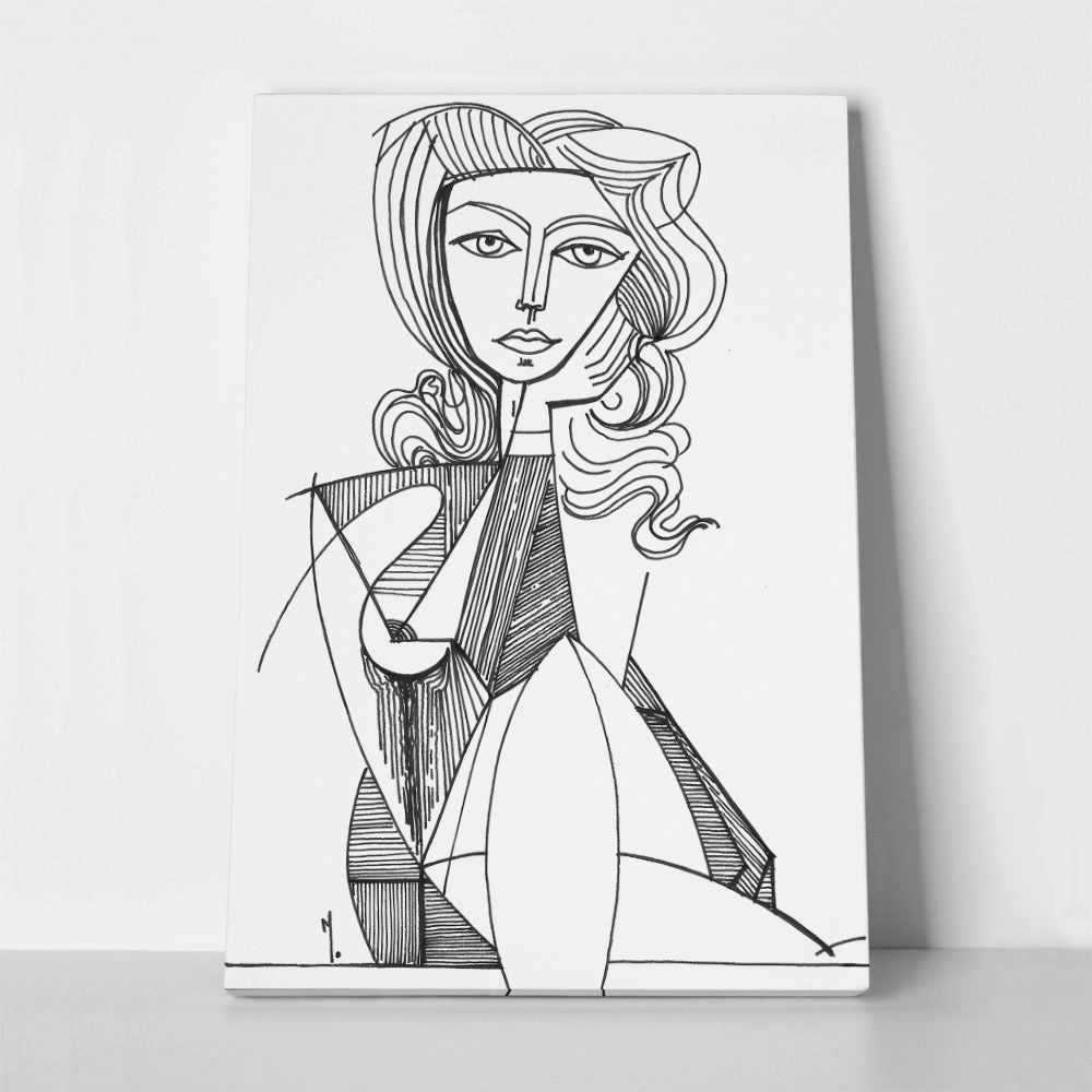 Πινακας σε καμβά PICASSO - JACQUELINE ROQUE