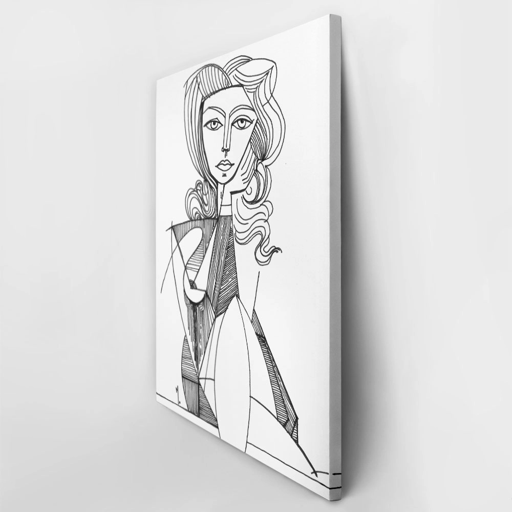 Πινακας σε καμβά PICASSO - JACQUELINE ROQUE