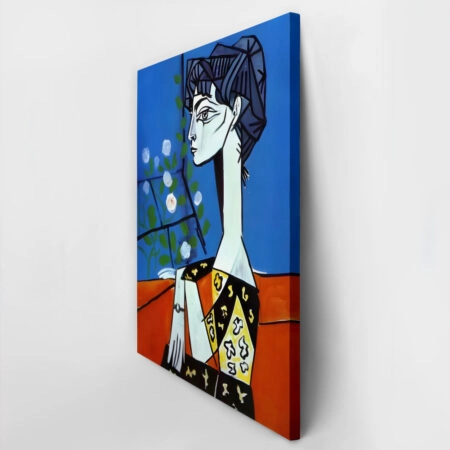 Πινακας σε καμβά PICASSO - JACQUELINE WITH FLOWERS - Pablo Picasso Sticky 2