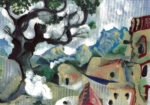 Πινακας σε καμβά PICASSO - LANDSCAPE IN THE PROVENCE
