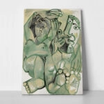 Πινακας σε καμβά PICASSO - MAN AND WOMAN 1968