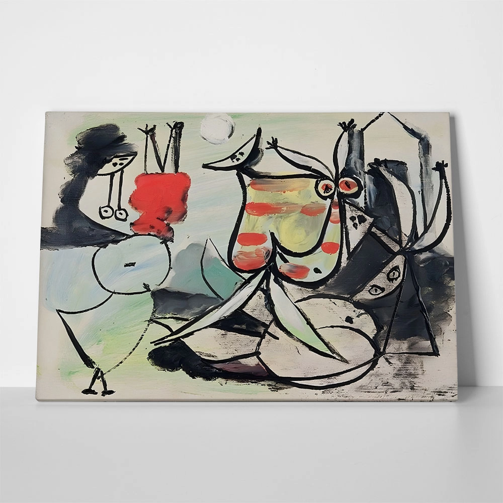 Πινακας σε καμβά PICASSO - MAN AND WOMAN