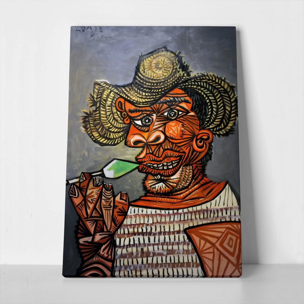 Πινακας σε καμβά PICASSO - MAN WITH A LOLLIPOP