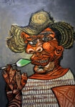Πινακας σε καμβά PICASSO - MAN WITH A LOLLIPOP