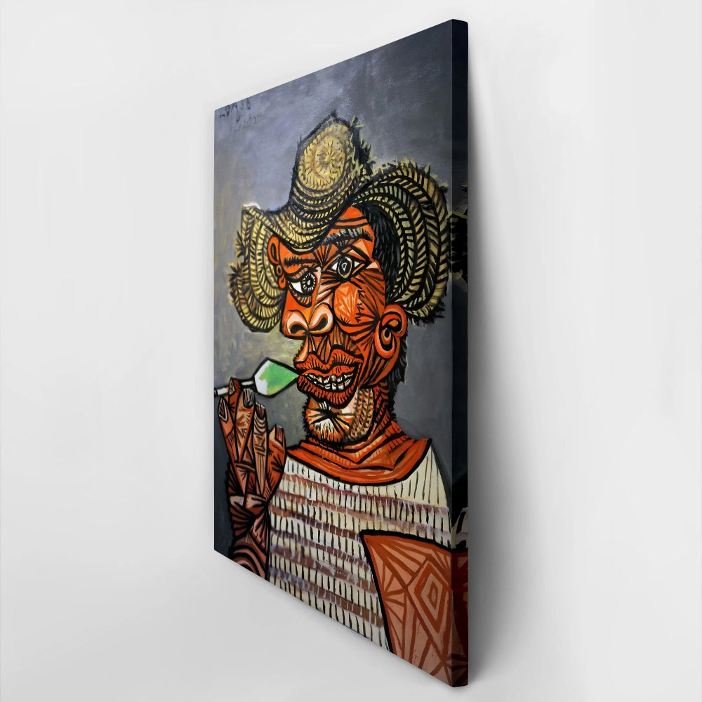 Πινακας σε καμβά PICASSO - MAN WITH A LOLLIPOP
