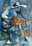 Πινακας σε καμβά PICASSO - MATADOR AND WIFE