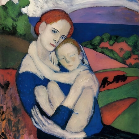 Πινακας σε καμβά PICASSO - MOTHERHOOD - Pablo Picasso Sticky 5