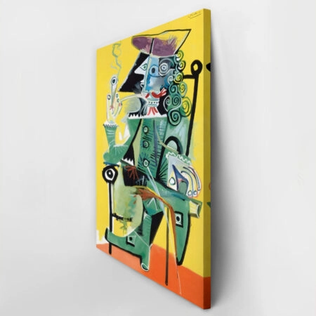 Πινακας σε καμβά PICASSO - MUSKETEER WITH A PIPE 1968 - Pablo Picasso Sticky 2