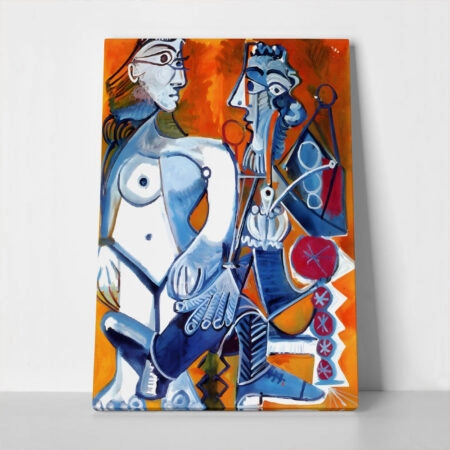 Πινακας σε καμβά PICASSO - NUDE AND SMOKER - Pablo Picasso