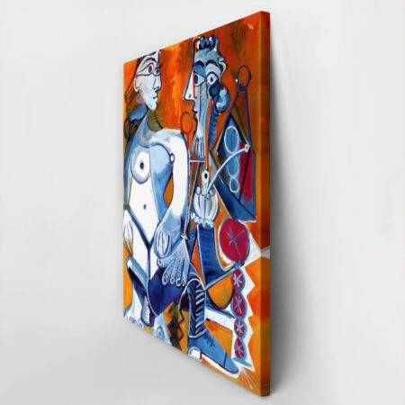 Πινακας σε καμβά PICASSO - NUDE AND SMOKER - Pablo Picasso Sticky 2
