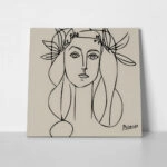 Πίνακας σε καμβά PICASSO - PORTRAIT OF FRANCOISE
