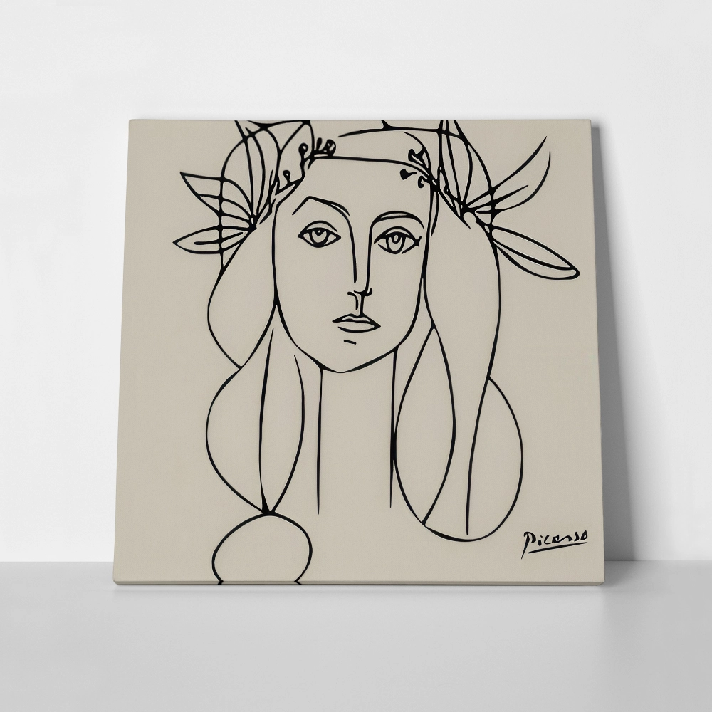 Πίνακας σε καμβά PICASSO - PORTRAIT OF FRANCOISE