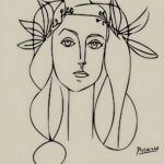 Πίνακας σε καμβά PICASSO - PORTRAIT OF FRANCOISE