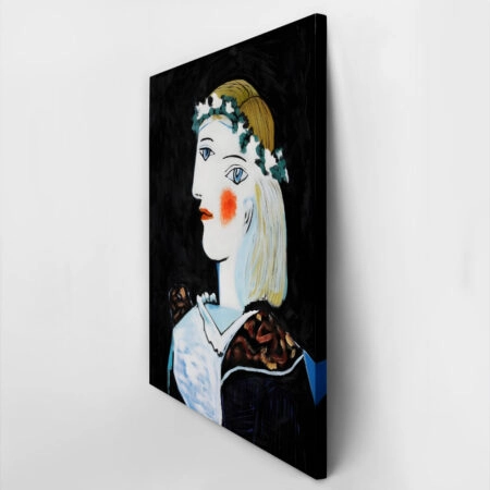 Πινακας σε καμβά PICASSO - PORTRAIT OF MARIE THERESE WALTER WITH GARLAND - Pablo Picasso Sticky 2