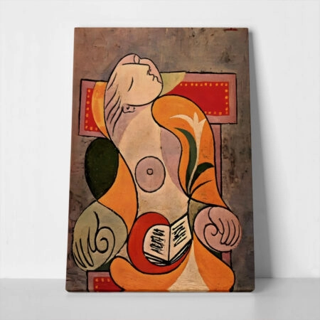 Πινακας σε καμβά PICASSO - READING - Pablo Picasso