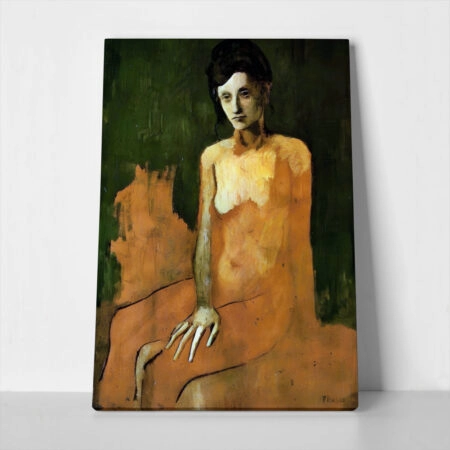 Πινακας σε καμβά PICASSO - SEATED FEMALE NUDE - Pablo Picasso