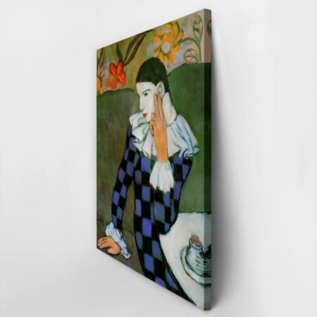Πινακας σε καμβά PICASSO - SEATED HARLEQUIN - Pablo Picasso Sticky 2