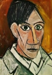 Πινακας σε καμβά PICASSO - SELF PORTRAIT