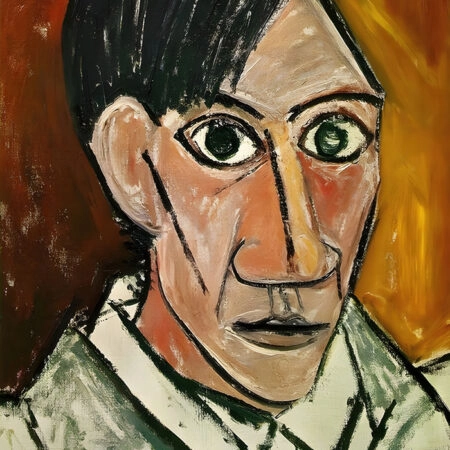 Πινακας σε καμβά PICASSO - SELF PORTRAIT - Pablo Picasso Sticky 5