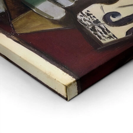 Πινακας σε καμβά PICASSO - STILL LIFE WITH GUITAR NEWSPAPER GLASS AND PLAYING CARDS - Pablo Picasso Sticky 1