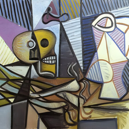 Πινακας σε καμβά PICASSO - STILL LIFE WITH SKULL LEEKS AND PITCHER 2 - Pablo Picasso Sticky 5