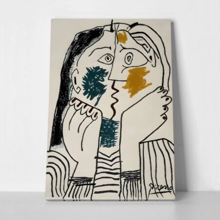 Πινακας σε καμβά PICASSO - THE KISS 1962 - Pablo Picasso