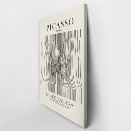 Πινακας σε καμβά PICASSO - THE KISS LINEART - Pablo Picasso Sticky 3