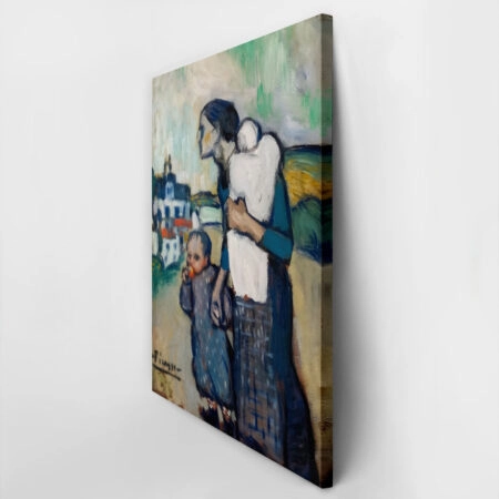 Πινακας σε καμβά PICASSO - THE MOTHER LEADING TWO CHILDREN - Pablo Picasso Sticky 2