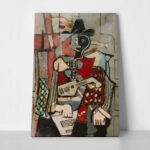 Πινακας σε καμβά PICASSO - THE MUSICIAN