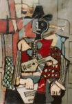 Πινακας σε καμβά PICASSO - THE MUSICIAN
