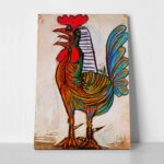 Πινακας σε καμβά PICASSO - THE ROOSTER